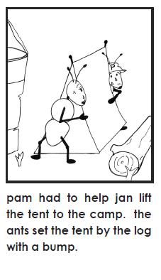 Consonant Blends _decodable text readers_the ants go to camp